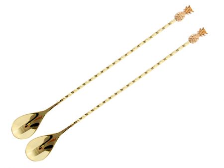 Набір із 2-х коктейльних ложок 27см (нержавіюча сталь)