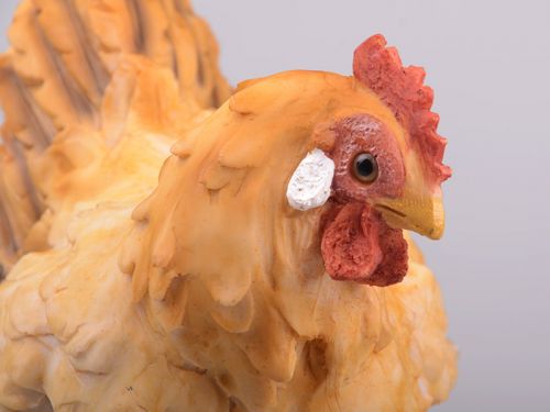 Фігурка декоративна "Курка з курчам" 28 см