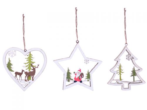 Декоративна прикраса в асортименті 8,5х7,5 см