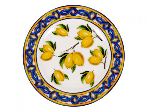 Набір тарілок "Сіцилійський лімон" 6 шт 19 см