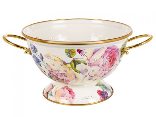 Дуршлак емальований на ніжці ELMANI, Діаметр=20см