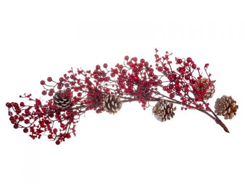 Гілка декоративна хвойна 68 см (пластик)