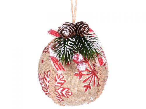 Набір ялинкових кульок 3шт, 8см