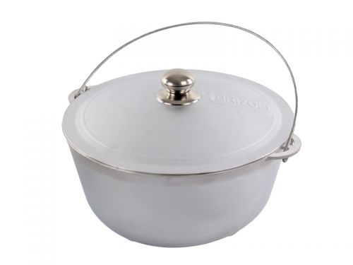 Казан алюмінієвий з дужкою та кришкою 10 л 