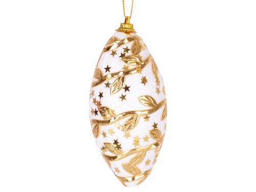 Набір ялинкових кульок 3шт, 6х12см