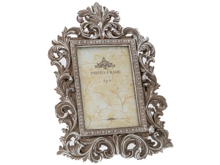 Декоративна срібна фоторамка 20x2x29 см