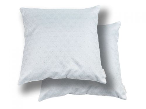 Подушка декоративна з срібним люрексом 