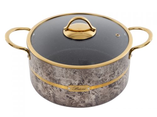 Набiр з 4 пр. Brioni "Selection Cream" (Каструля 18 см 2,1 л/ каструля 24 см 4 л/ сковорода 24 см/ ч