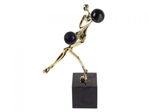 Статуетка «Рівновага» 18х35 см (метал/кришталь)