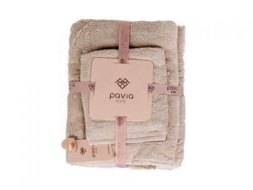 Набір рушників Charm 30х30/50х85/70х140 см бавовна Beige