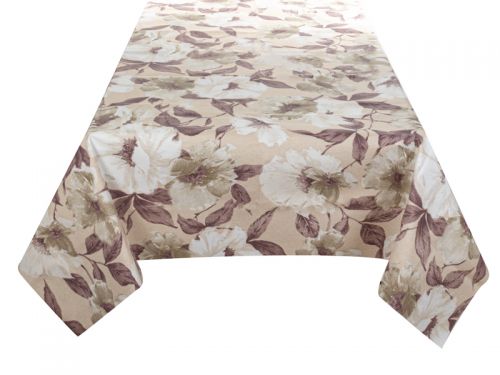 Скатертина водовідштовхувальна "Magic" коричневий 140х180см