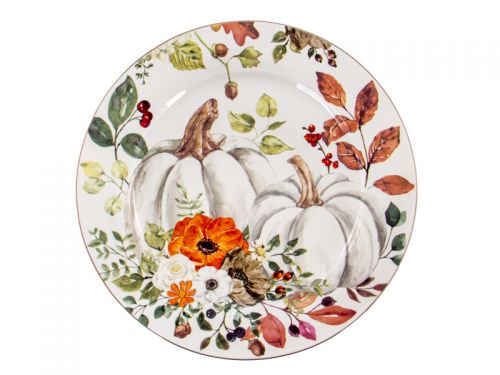 Набір тарілок "Осінній урожай" 6 шт 27 см