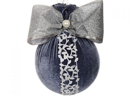 Ялинкова куля Ø 10 см з перлиною 
