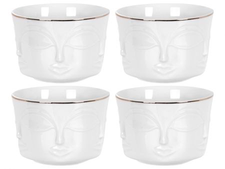 Набір салатників з 4шт. 10х10х6,8 см