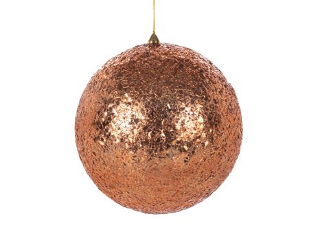 Прикраса декоративна куля бронза 20см