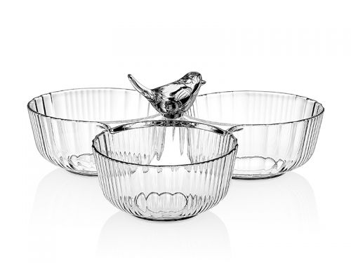 Блюдо для снеків "Пташка" акрилова