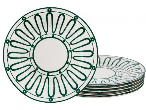 Набір тарілок "Green line" 6 шт 19 см