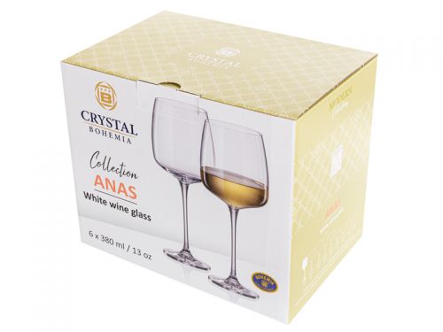 Набір келихів для винаі "Anas" 380 мл 6шт