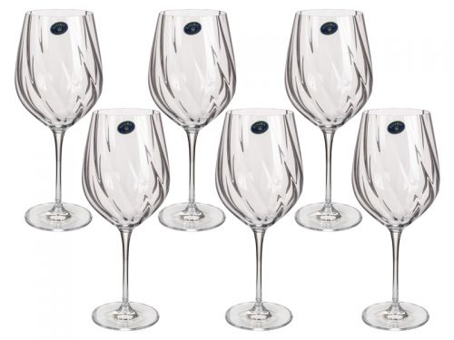 Набір келихів для вина "URIA OPTIC" 600 мл 6шт