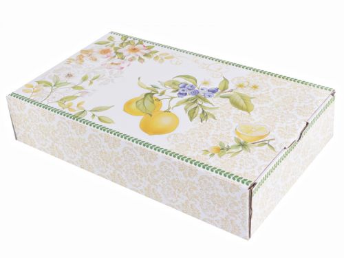 Блюдо з ручками "Лимон" 32,6х19х6 см