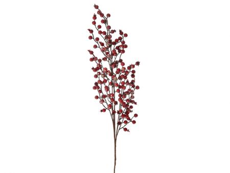 Декоративна гілочка з ягодами 80см