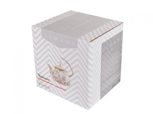 ЧАЙНИК ЕМАЛЬОВАНИЙ "BIRD" ELMANI З КРИШКОЮ, 2,2Л