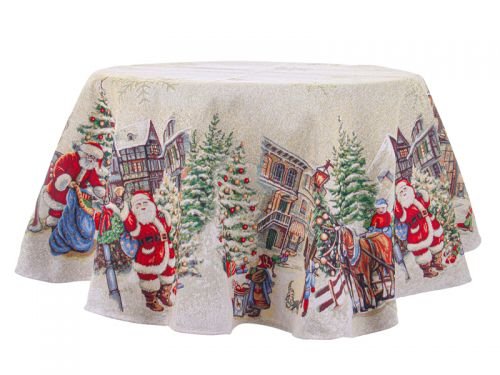 Скатертина гобеленова кругла 