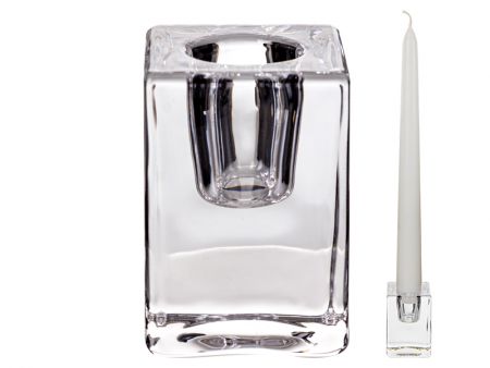 Підсвічник 6 см скляний