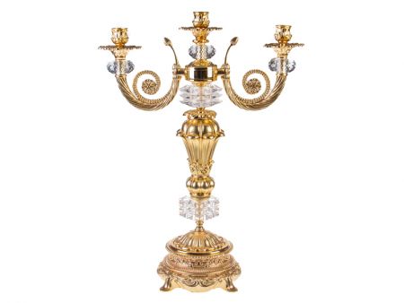 Підсвічник 3-х ріжковий + комплект свічок 3шт