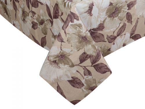 Скатертина водовідштовхувальна "Magic" коричневий 140х180см