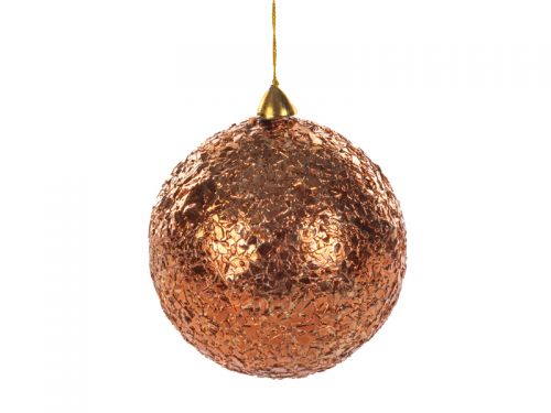 Прикраса декоративна куля бронза 10см