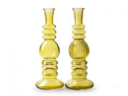 Набір із 2 свічників Green висота 23 см, діаметр 8,5 см