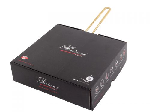 Сковорода Brioni антипригарна "Royal Stone Sandstone gold" 24x6 см, 3,5 мм толщ.