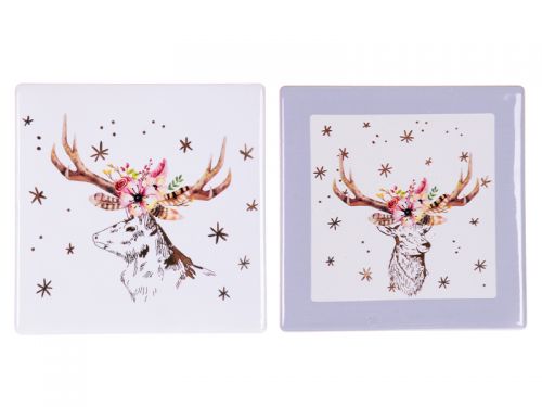 Набір підставок під гаряче "Рздвяний Олень" 2 шт 10 см