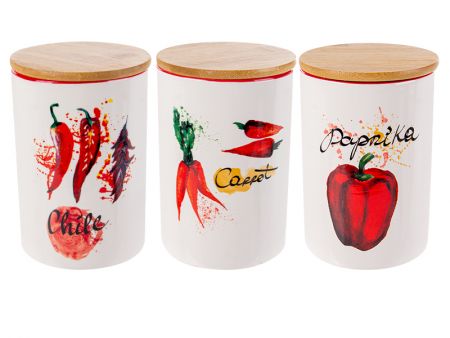 Набір банок для сипучих з 3-х шт 