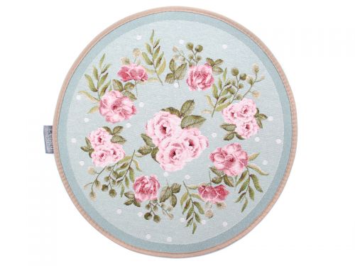 Гобеленова серветка 36см м'ятна