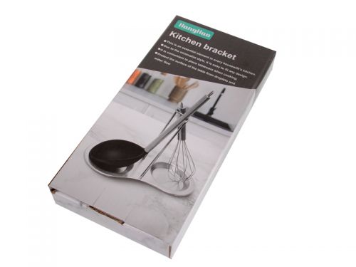 Підставка для кухонного приладдя 23,5х11х20 см (нержавіюча сталь)