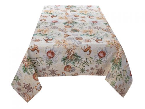 Скатертина гобелен Tinsel повноцвіт 140х280см