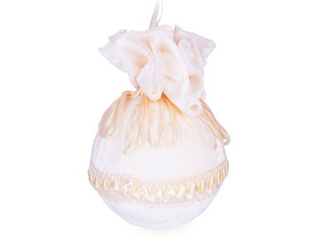 Ялинкова куля Ø 8 см ажурний 