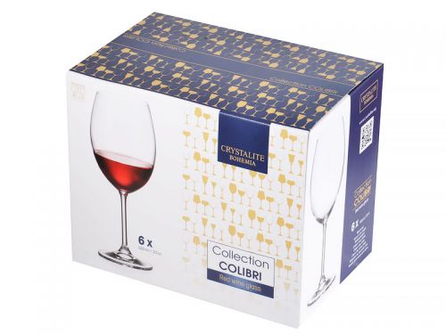 Набір бокалів для вина "Colibri" 650 мл із 6 шт.