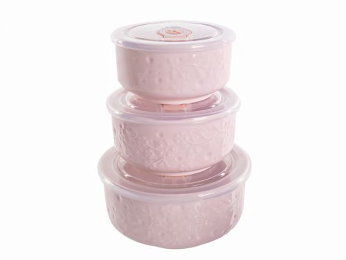 Набір салатників з кришками 3 ШТ