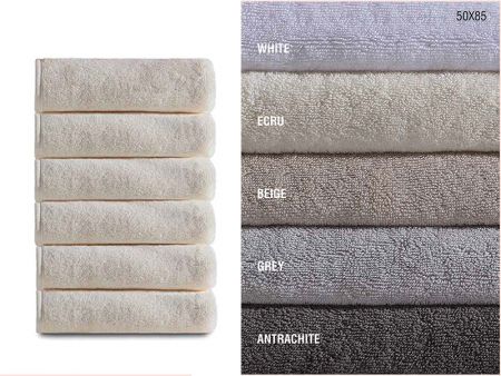 Набір рушників Charm 30х30/50х85/70х140 см бавовна White