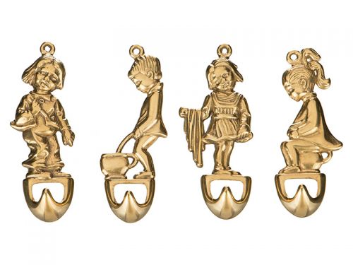 Комплект вішалок настінних із 4 шт., 10 см