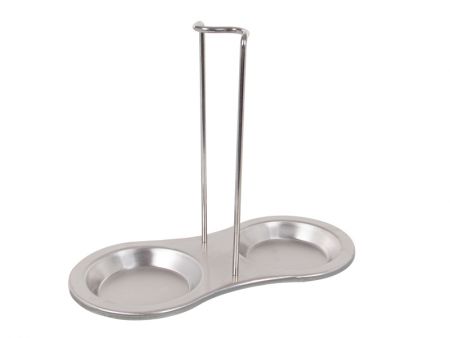 Підставка для кухонного приладдя 23,5х11х20 см (нержавіюча сталь)