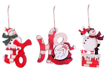 Декоративна прикраса в асортименті 13х7см (МДФ)