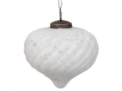 Ялинкова іграшка 10см білий