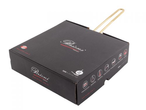 Сковорода Brioni антипригарна "Royal Stone Ti̇gereye Gold" 24x6 см, 3,5 мм толщ.