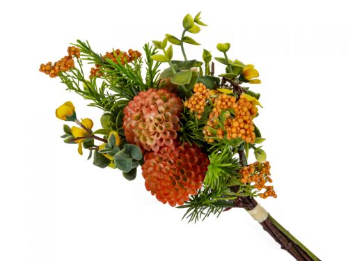 Букет жоржин орандж 33 см (шовк штучний)