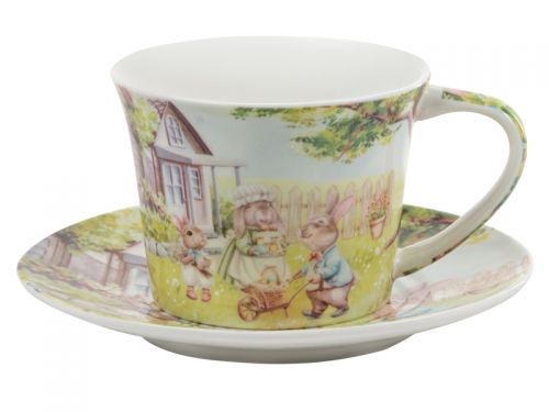 Чайний набір 4 пр. "Кроличі Історіі" 220 мл