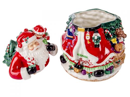 Цукерниця "Дід Мороз", 19х19х29 СМ